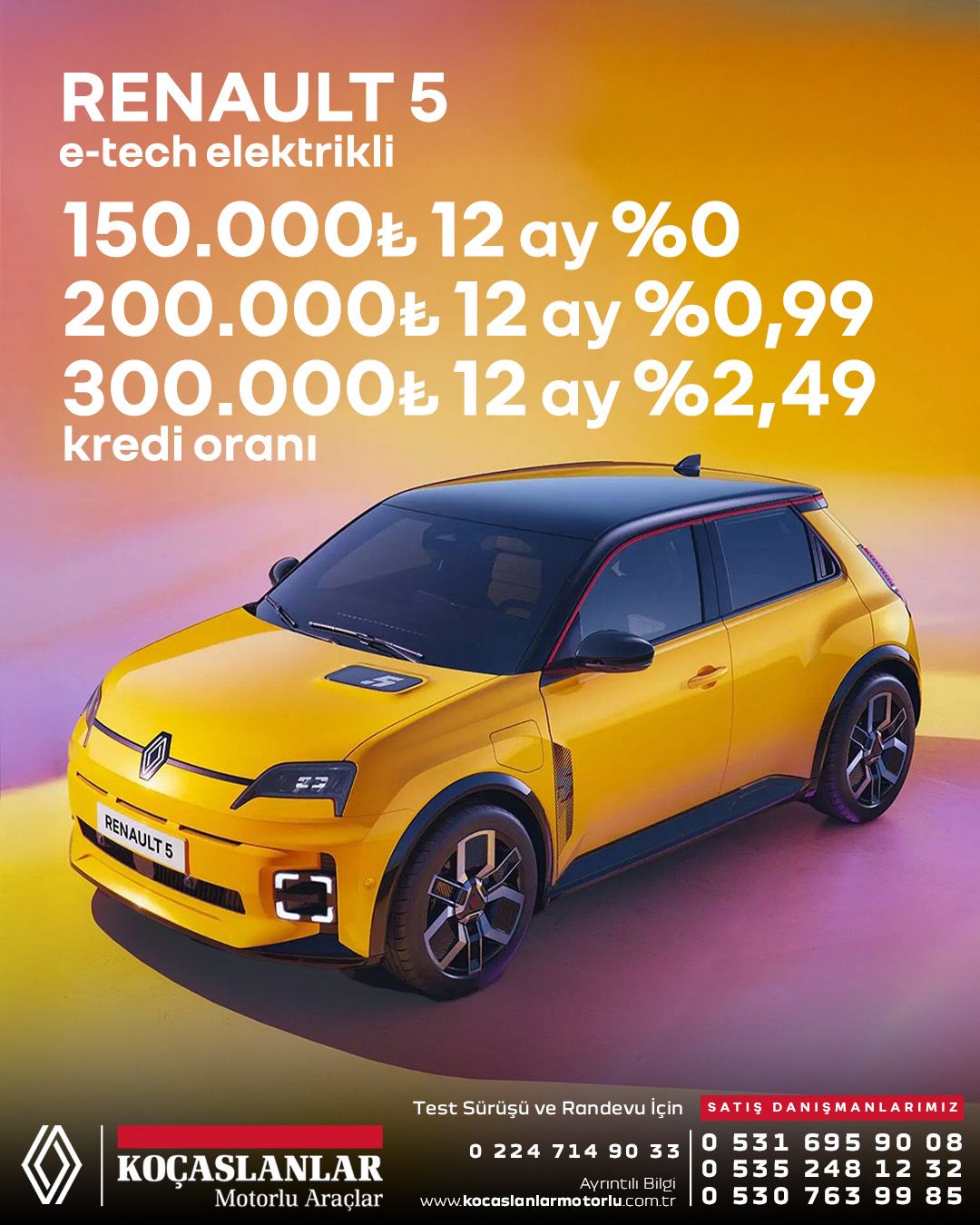 Renault 5 Kredi Kampanyası